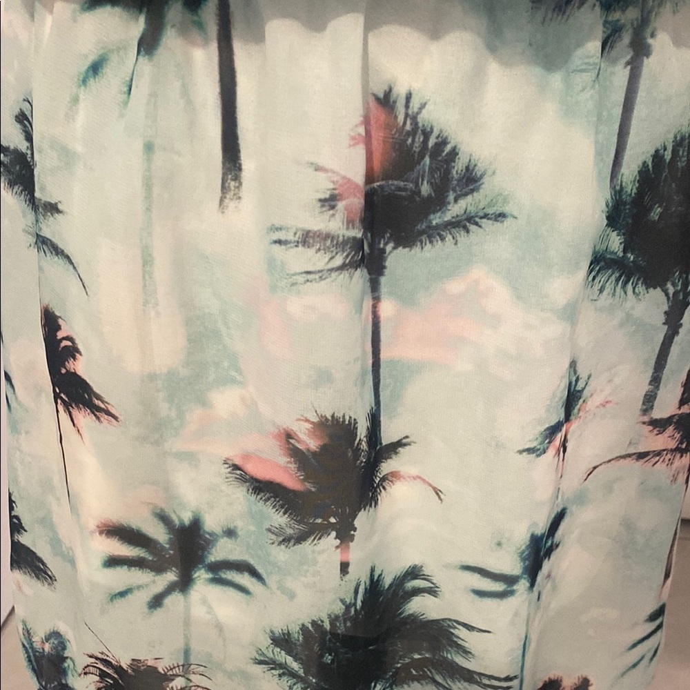 SUZY SHIER Tropical Print Sleeveless Dress with elastic waist Size Small - Picture 10 of 14